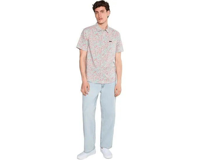 Рубашка Quiksilver Ditsy Daze Classic Short Sleeve Woven с принтом