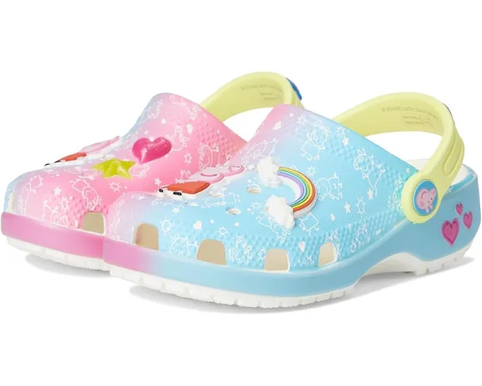 Детские сабо Crocs Classic с героями Peppa Pig для малышей