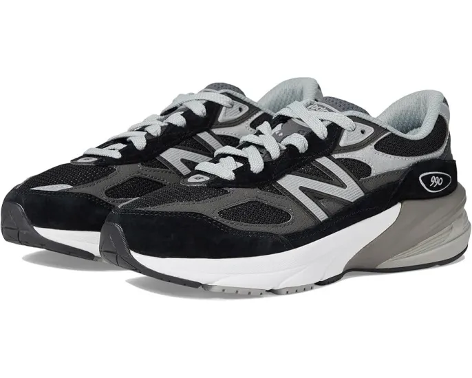 Детские кроссовки New Balance 990v6 с технологией FuelCell и кожаным верхом