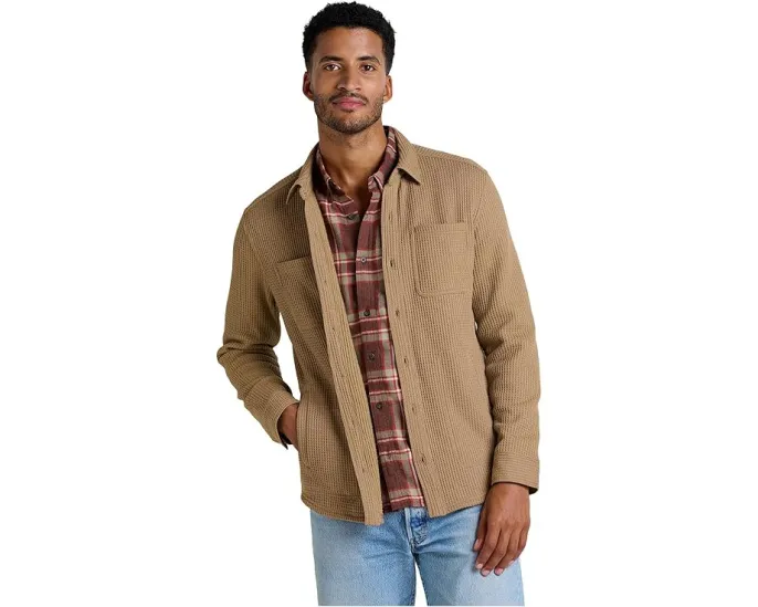 Куртка-рубашка Toad&Co Bitterroot с вафельной тканью и карманами