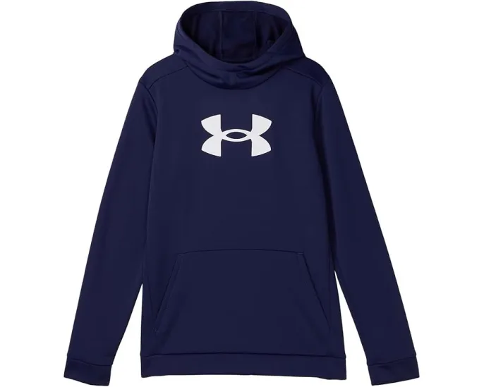 Under Armour худи Armour Fleece с большим логотипом для детей
