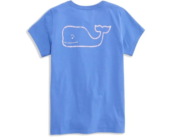 Детская футболка Vineyard Vines Kids с китом и короткими рукавами