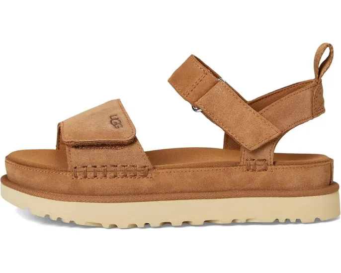 UGG Сандалии Goldenstar на платформе с бархатистым замшем