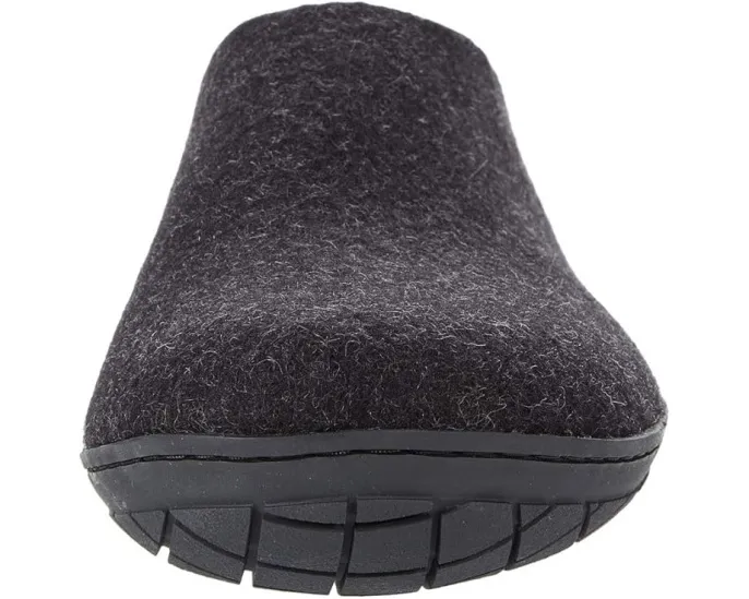 Войлочные тапочки Glerups Wool Slip-On с резиновой подошвой и влагоотводящим эффектом