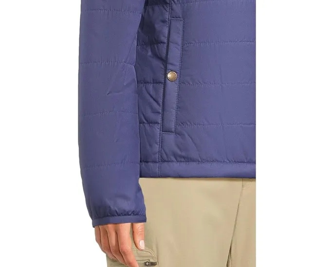 Пуховик L.L.Bean Mountain Classic с цветными блоками и застежкой на молнии