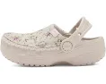 Crocs детские клоги Classic Crafted Canvas с веганской замшей и стежками