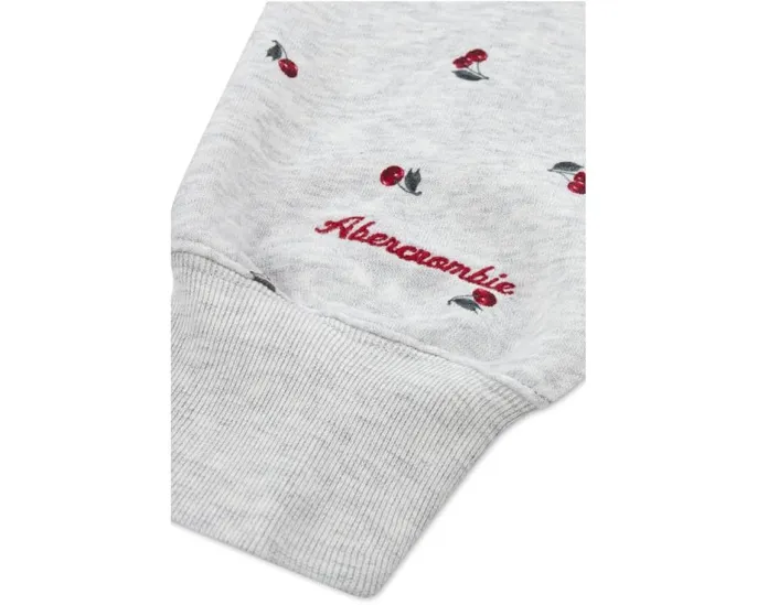 Свитшот с принтом и открытыми плечами для детей