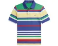Поло Polo Ralph Lauren из хлопковой сетки в полоску для детей старшего возраста