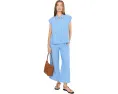 Полосатая рубашка Petite Striped Gauze Resort от NIC+ZOE из хлопка