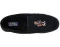 Polo Ralph Lauren тапочки Brenan Bear Moc из замша с вышитым медведем