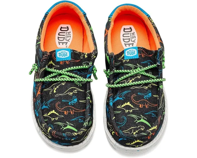 Детские кроссовки Hey Dude Kids Wally Print с гибкой подошвой
