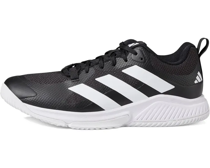 Кроссовки Adidas Court Team Bounce 2.0 с текстильным верхом и фирменными полосками