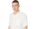 Рубашка с коротким рукавом Vince из льна