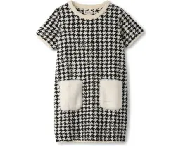 Платье-свитер Hatley Kids с регланными рукавами и ребристым подолом