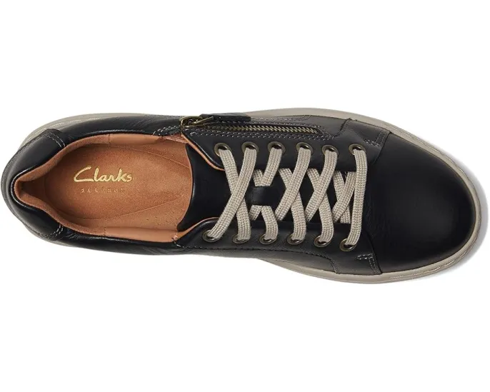 Кроссовки Clarks Nalle Lace с кожаным верхом и боковой молнией