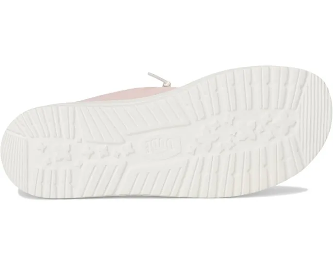 Детские слипоны Hey Dude Kids Wendy Dazzling с блестками и хлопковой подкладкой