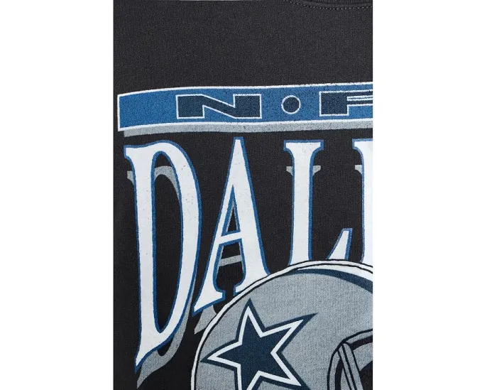 Толстовка Junk Food Clothing NHL Dallas Cowboys с шлемом и флисом