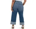 Джинсы KUT from the Kloth Plus Sienna High Rise Straight Leg с подворотом 5 дюймов