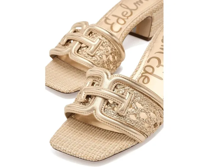 Сандалии Sam Edelman Waylon Weave с плетеным узором и квадратным каблуком