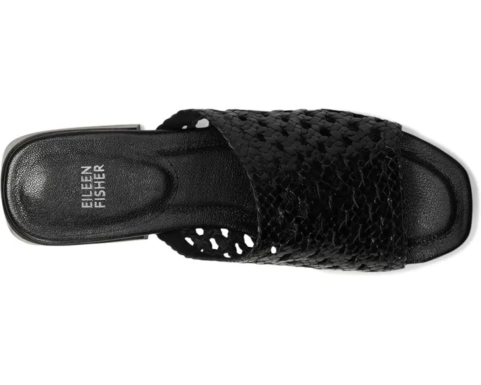 Eileen Fisher Сланцы Folie на устойчивом каблуке с плетеным верхом