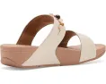 Шлепанцы FitFlop Lulu Beaded Slides с бисером черного цвета