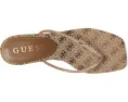 Босоножки GUESS Mayan на тонком каблуке с ремешком стразами