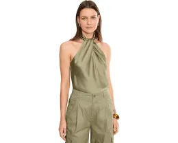 Блуза халтер с закруткой спереди Lauren Ralph Lauren