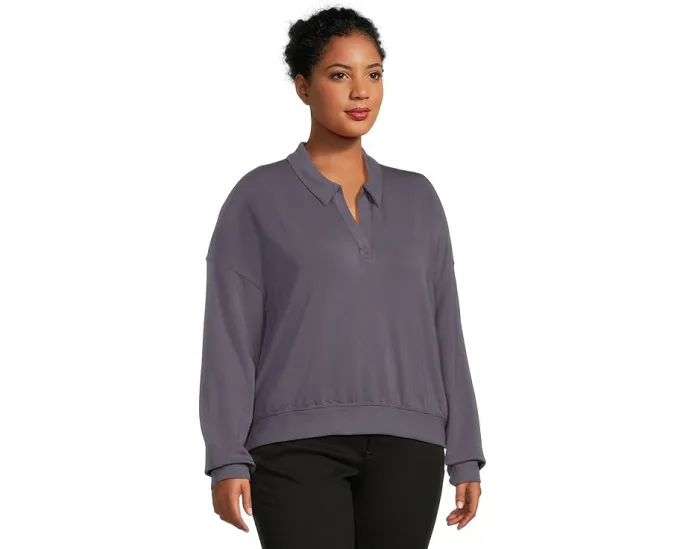 TravisMathew Свитер с длинным рукавом Cloud Terry из мягкого велюра с V-образным вырезом