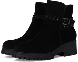 Ботильоны Kelson из мягкого нубука с меховой подкладкой и пряжкой