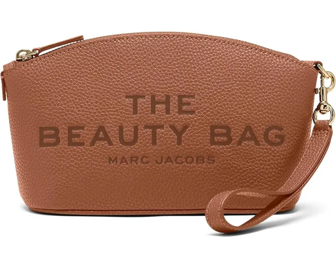 Косметичка Marc Jacobs The Leather Beauty Bag из кожи на молнии