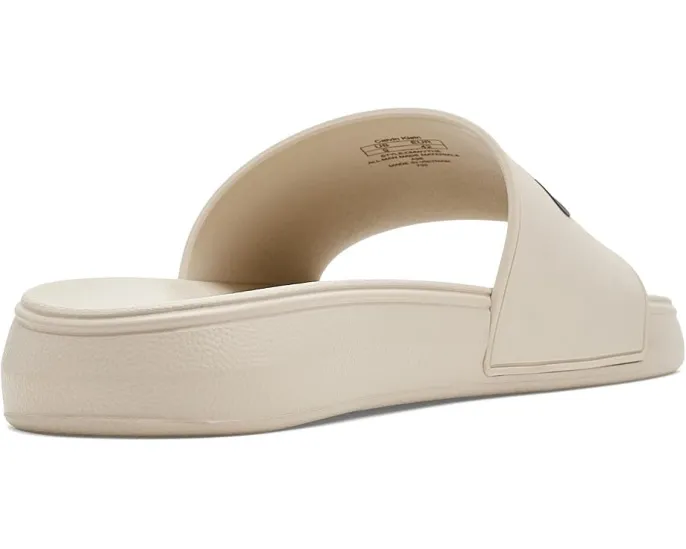 Сланцы Calvin Klein Wythe с логотипом CK и круглым открытым носком