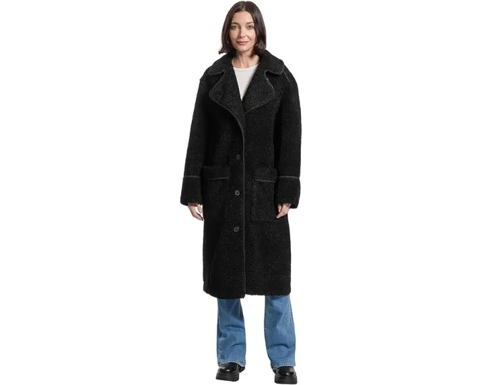 Пальто UGG Sema Uggfluff из плюшевого флиса в пол