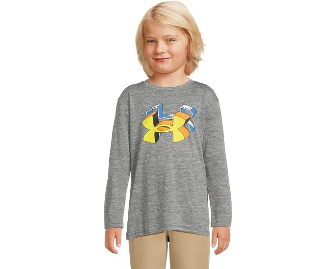 Under Armour Kids Футболка с длинным рукавом HD Logo Twist Tech