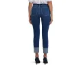 Джинсы Sheri Slim Ankle от NYDJ с манжетами из страз Vintage Lapis