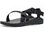 Сандалии классические Chaco Z/1 Black с ремнями из полиэстера