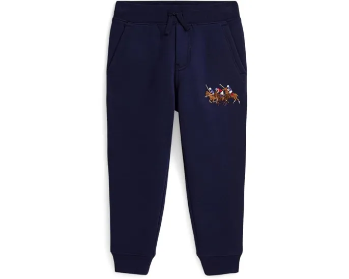 Спортивные штаны Polo Ralph Lauren Kids из флиса с логотипом Triple-Pony для малышей