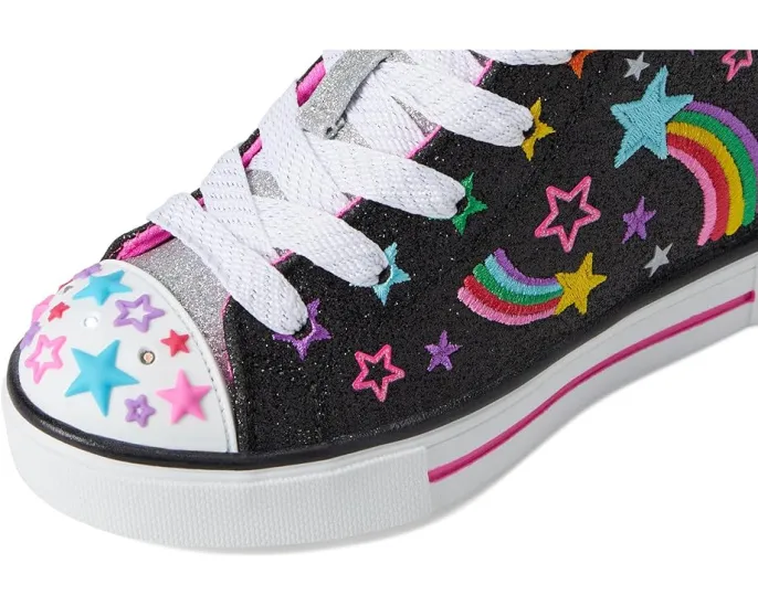 Детские кроссовки SKECHERS KIDS Twinkle Sparks 314831L с подсветкой и молнией