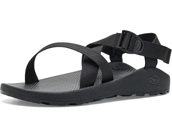 Сандалии классические Chaco Z/1 Black с ремнями из полиэстера