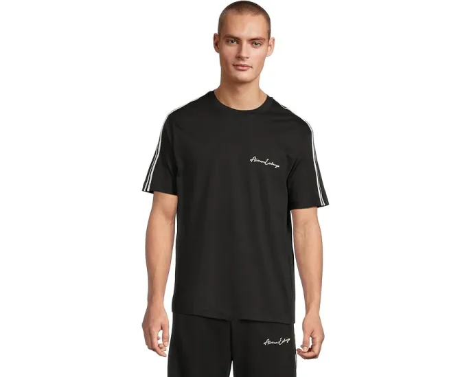 Футболка с логотипом Armani Exchange из комфортного хлопка