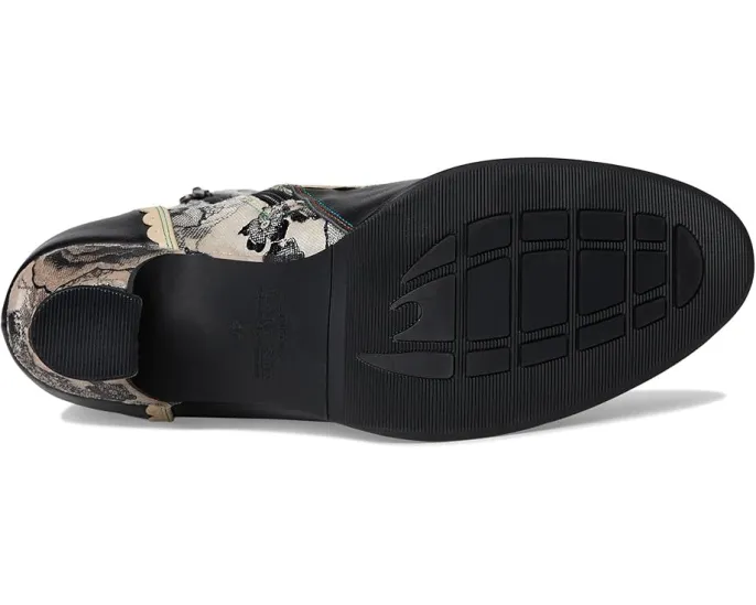 Ботинки Bewitch-Print с цветочным принтом и каблуком 7 см