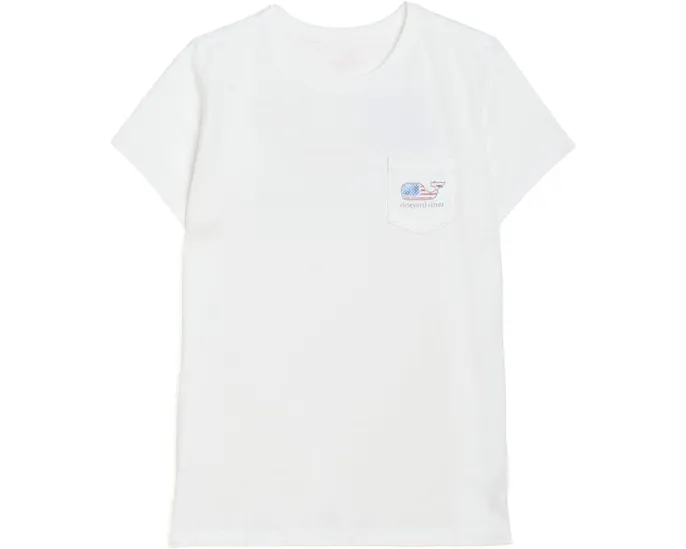 Футболка Vineyard Vines Kids Short Sleeve Pocket Tee с коротким рукавом и карманом