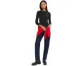 Футболка Slim Fit из ребристого хлопка с логотипом Lacoste