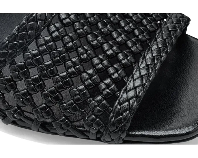 Сланцы Stuart Weitzman Marina Slides 50 с плетеным верхом
