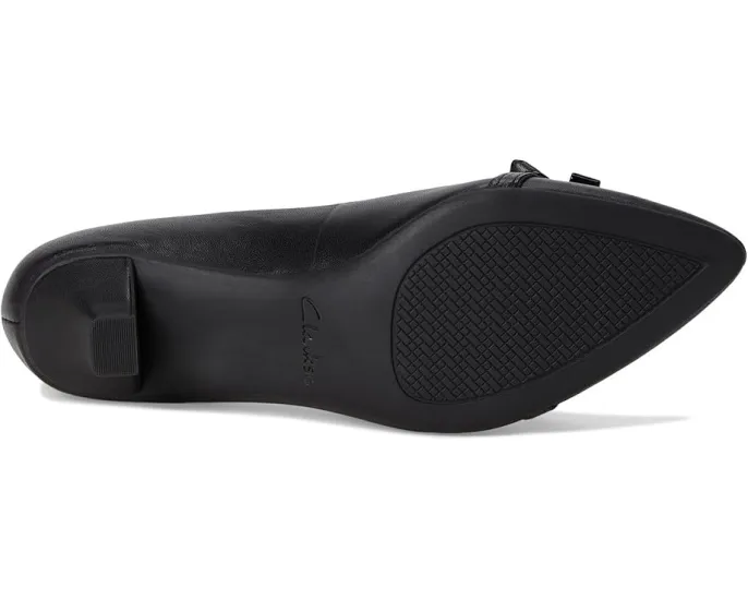 Туфли Clarks Kepley Holly с бантиком и котячьим каблуком