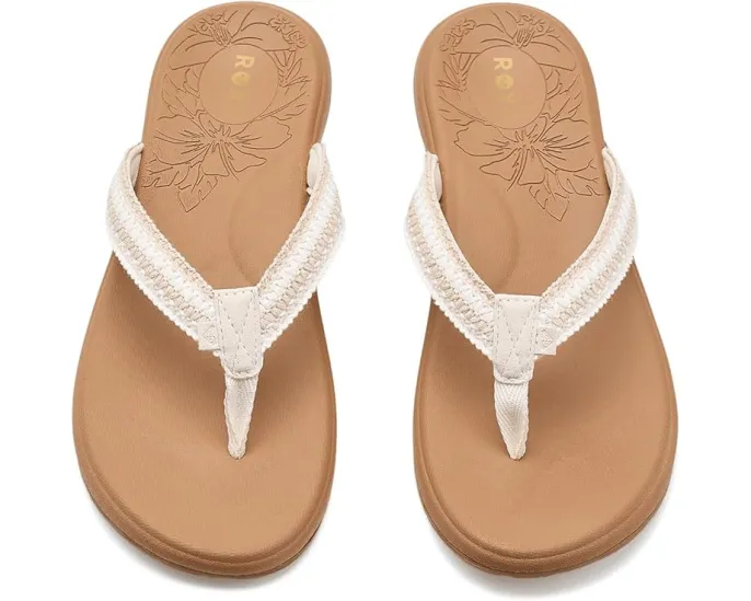 Сандалии Roxy Mellow Lx с мягким полиэстеровым верхом