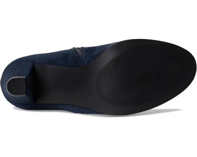 Ботильоны Sanzi Bootie из искусственной замши с двумя молниями и квадратным каблуком