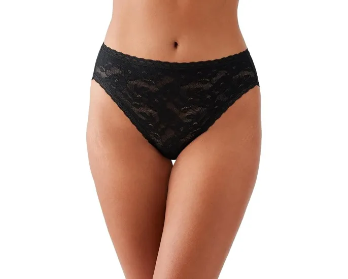 Трусики Wacoal High Profile Hi Cut Brief с хлопковой ластовицей и кружевом