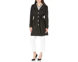 Куртка Calvin Klein дождевик с поясом и съемным капюшоном