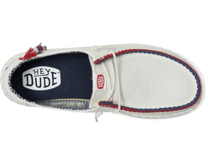 Кроссовки Hey Dude Wendy Espadrille Americana с круглым носком и стелькой с эффектом памяти