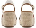 Сандалии Clarks Sabina Strap на клиновидном каблуке с перекрестными ремешками